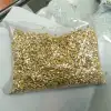 Diamond-shaped aluminum gilded hollowed-out pendant accessories, diamond-shaped aluminum hollowed-out headwear accessories, beaded accessories Specification image